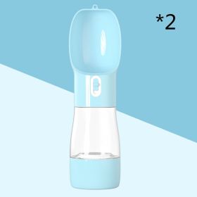 Traveling Out Portable Dog Water Dispenser (Option: 2pc Blue)