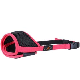 Mouth Cover To Prevent Eating Indiscriminately Large Labrador Dog (Option: Red-M)